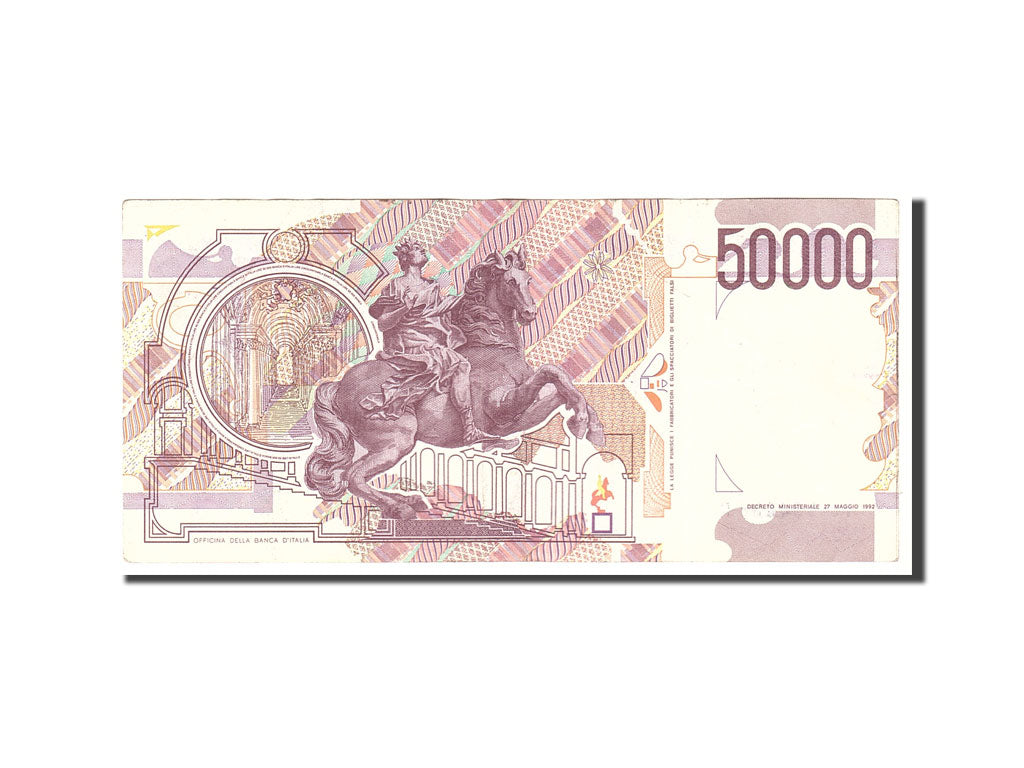 Banknote, Italy, 50,000 Lire, 1992, 1992-05-27, KM:116b, EF(40-45)