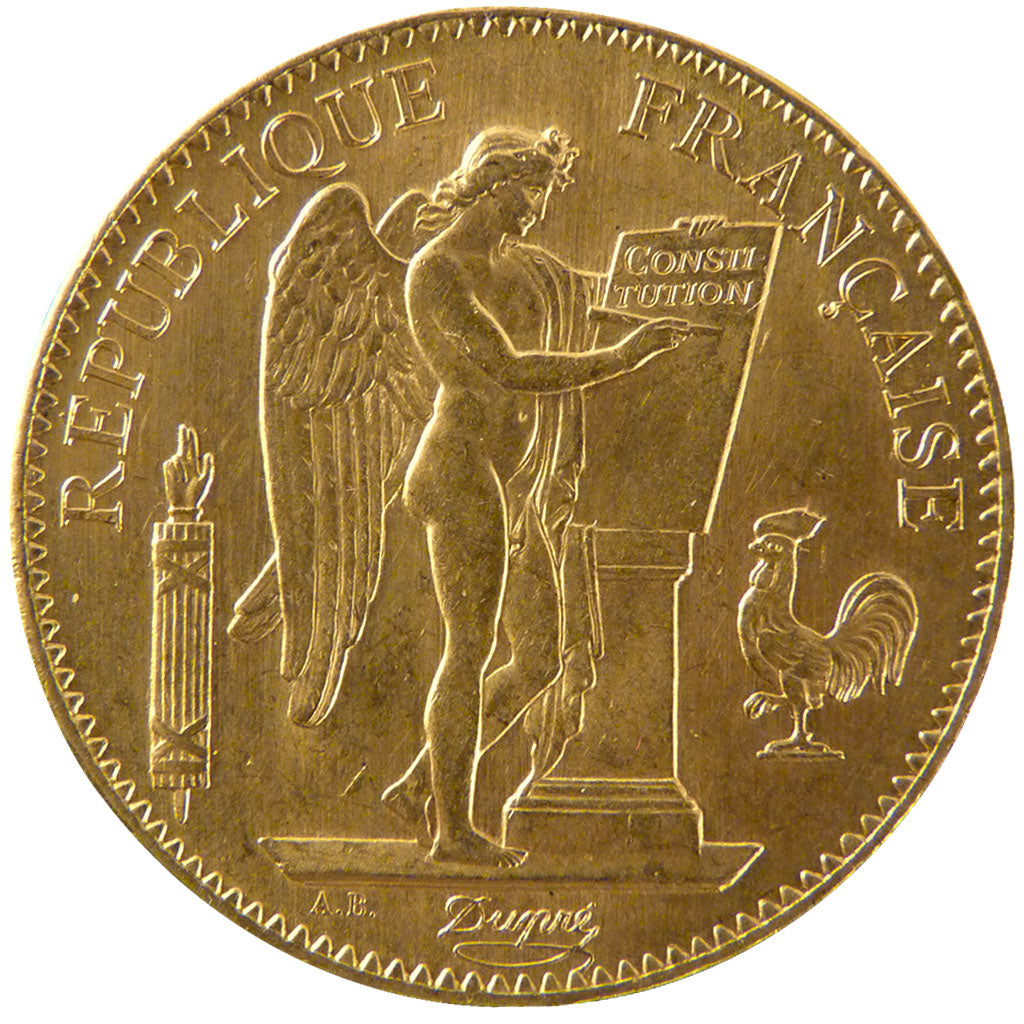 FRANCE, 100 Francs, 1913, Paris, AU(55-58), Gold, Gadoury #1137a, 32.20