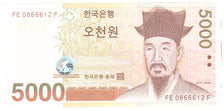 Billet, South Korea, 5000 Won, 2006, Undated, KM:55a, NEUF