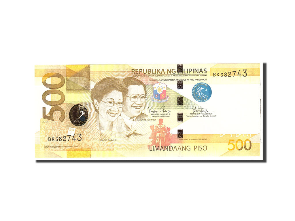 Philippines, 500 Piso, 2015, Undated, KM:210a, UNC(65-70)