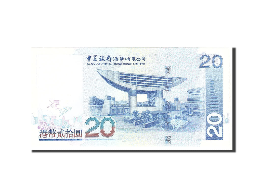 Banknote, Hong Kong, 20 Dollars, 2007, 2007-01-01, KM:335d, UNC(65-70)