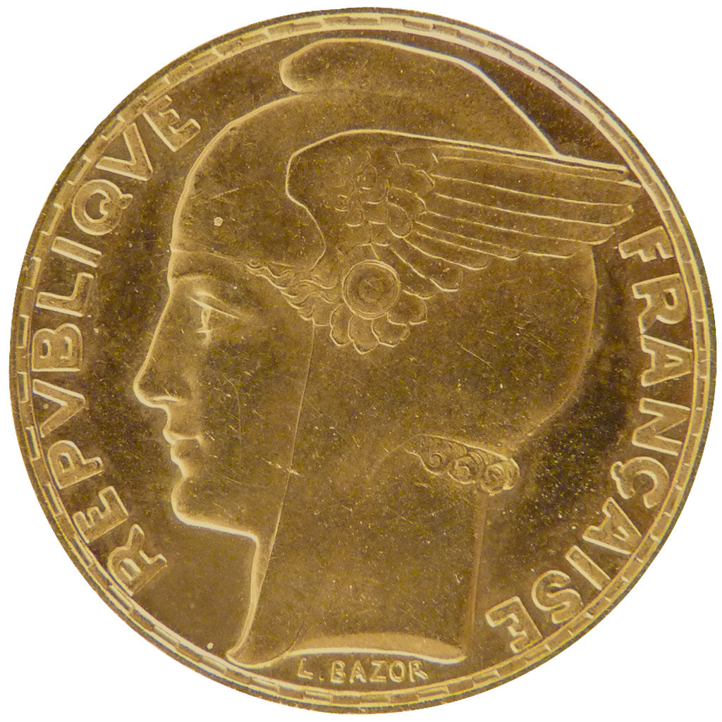FRANCE, Bazor, 100 Francs, 1935, Paris, MS(60-62), Gold, Gadoury #1148, 6.60