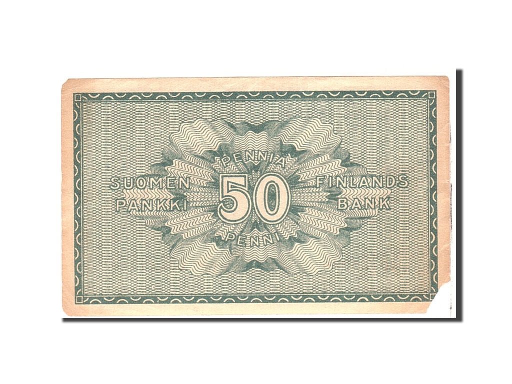 Finland, 50 Penniä, 1918, Undated, KM:34, EF(40-45)