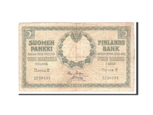 Banknote, Finland, 5 Markkaa, 1909, Undated, KM:30, VF(20-25)