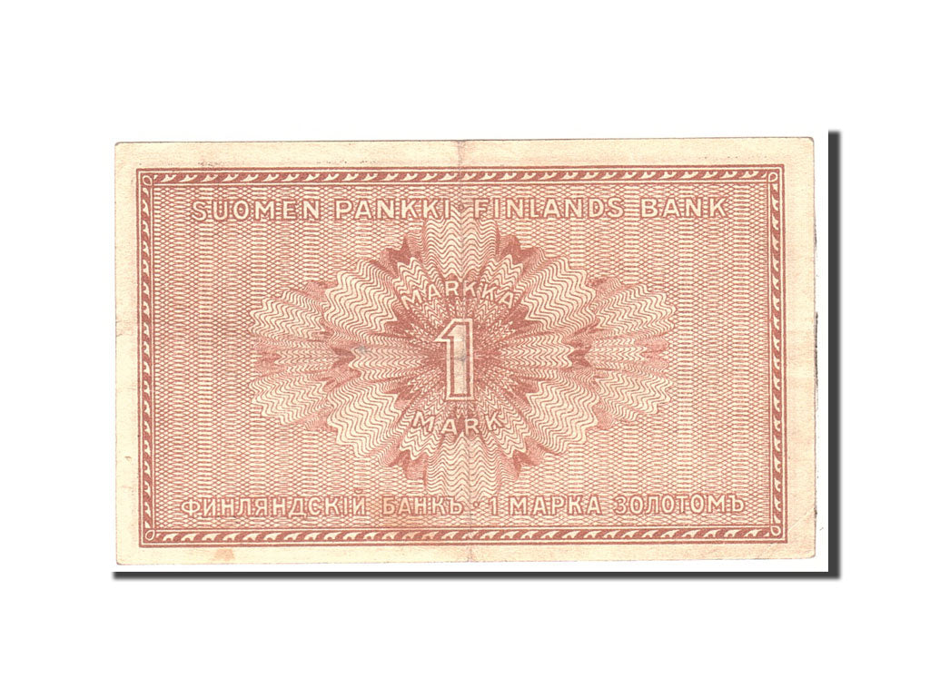 Finland, 1 Markka, 1916, KM:19, Undated, AU(50-53)