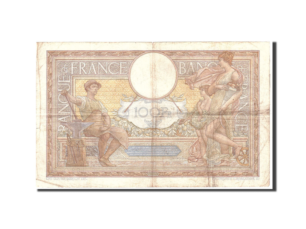 France, 100 Francs, 1937, KM:86a, 1937-06-24, EF(40-45)