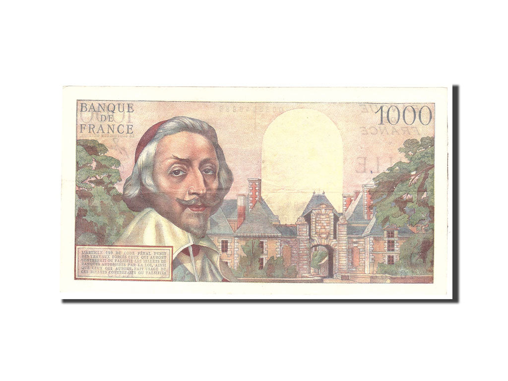 Biljet, Frankrijk, 1000 Francs, 1954, 1954-01-07, TTB+, Fayette:42.4, KM:134a