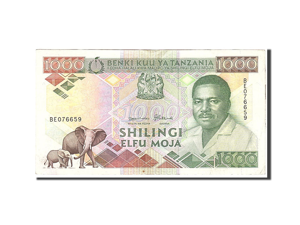 Tanzania, 1000 Shilingi, 1990, Undated, KM:22, EF(40-45)