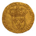 FRANCE, Écu d'or, Ecu d'or, 1638, Paris, AU(50-53), Gold, Gadoury #55, 3.10