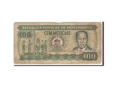 Banknote, Mozambique, 100 Meticais, 1980, 1980-06-16, KM:126, VF(20-25)