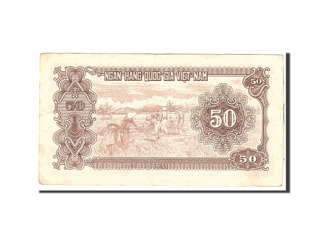 Banknote, Vietnam, 50 D<ox>ng, 1951, Undated, KM:61a, UNC(65-70)