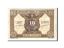 INDOCINA FRANCESE, 10 Cents, 1942, KM:89a, Undated, BB