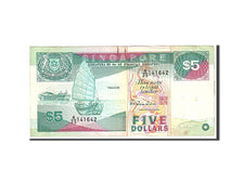 Singapore, 5 Dollars, 1997, Undated, KM:35, EF(40-45)