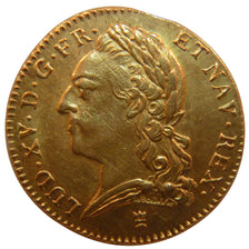 Louis XV, Double Louis d'or à la vieille tête