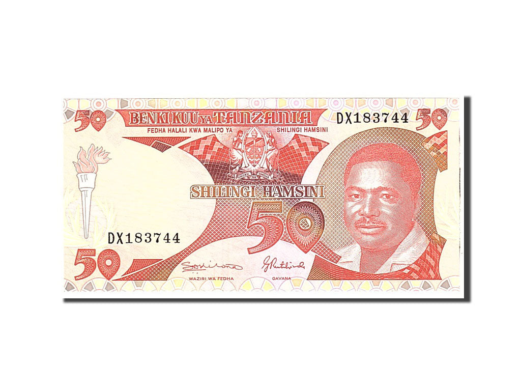 Tanzania, 50 Shilingi, 1992, Undated, KM:19, UNC(65-70)