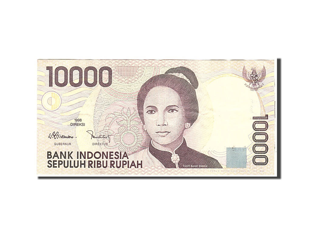 Banknote, Indonesia, 10,000 Rupiah, 1998, Undated, KM:137a, EF(40-45)