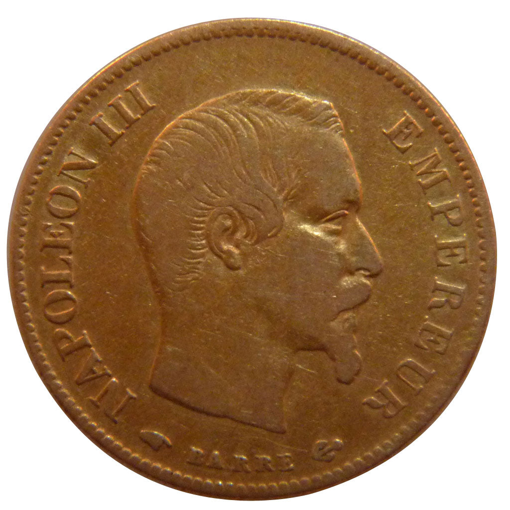 FRANCE, Napoléon III, 10 Francs, 1858, Paris, EF(40-45), Gold, Gadoury #1014, 3.