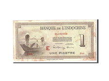 FRENCH INDO-CHINA, 1 Piastre, 1945, Undated, KM:76a, EF(40-45)