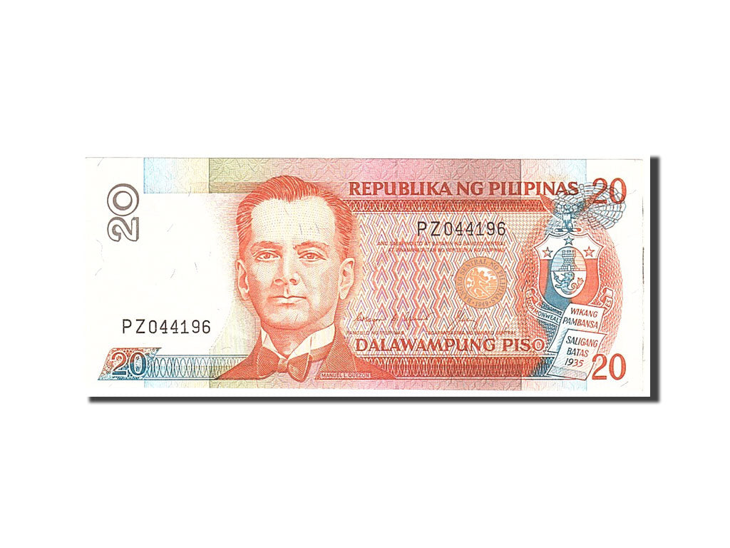 Banconote, Filippine, 20 Piso, 1986, KM:170c, Undated, SPL