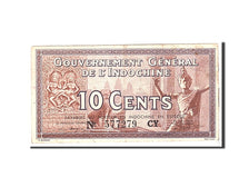 FRENCH INDO-CHINA, 10 Cents, 1939, Undated, KM:85e, EF(40-45)