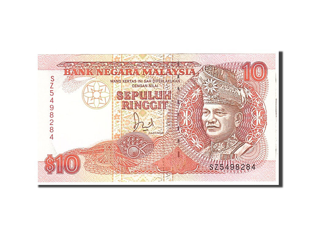 Malaysie, 10 Ringgit, 1989, KM:29, Undated, SPL