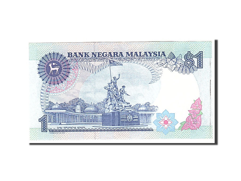 Banknote, Malaysia, 1 Ringgit, 1989, Undated, KM:27A, UNC(63)