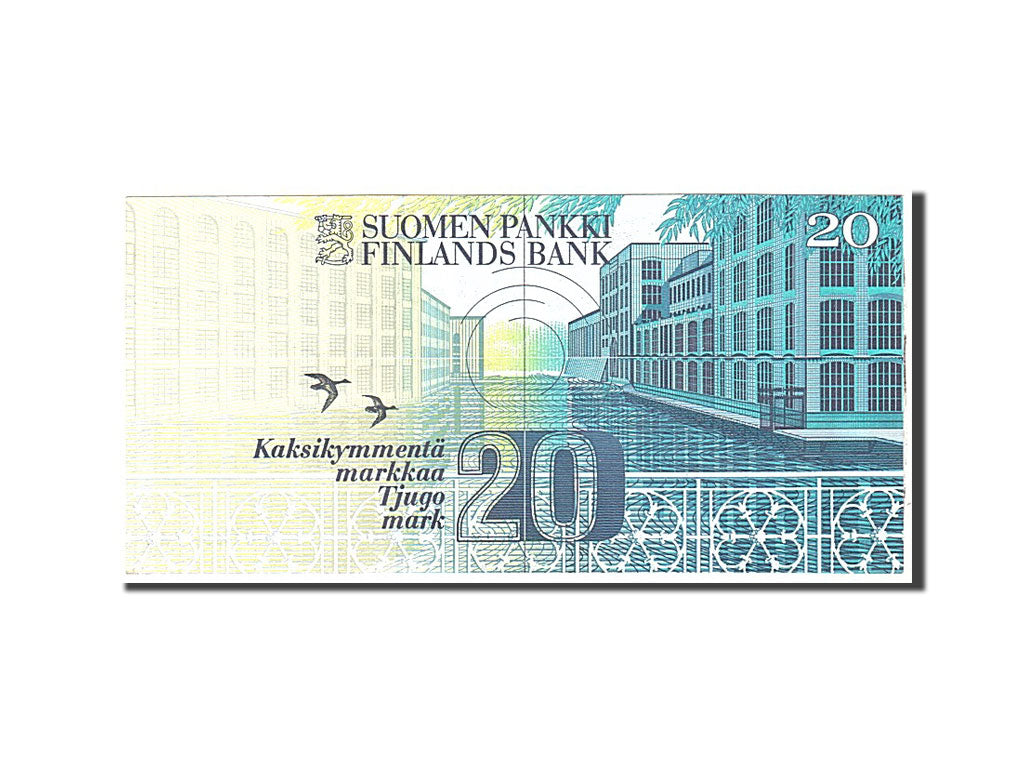 Finland, 20 Markkaa, 1993, Undated, KM:123, AU(55-58)
