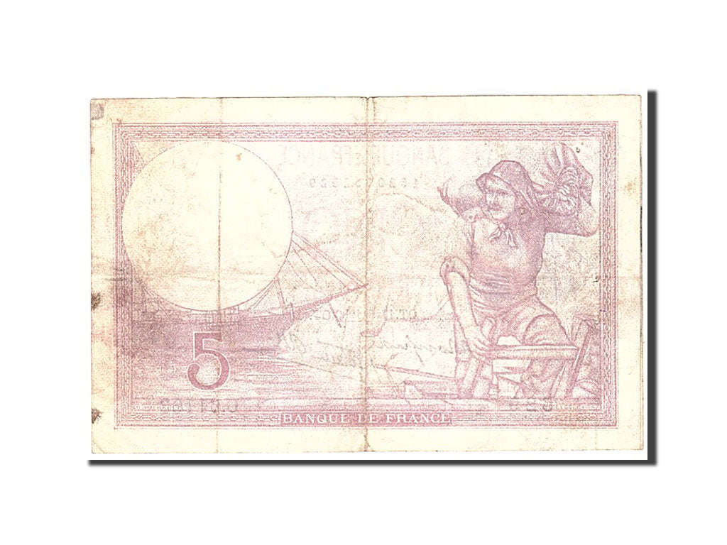 Billet, France, 5 Francs, 1939, 1939-08-17, TTB, KM:83