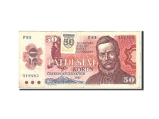 Banknote, Czechoslovakia, 50 Korun, 1987, Undated, KM:96a, VF(20-25)