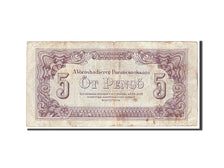 Banknote, Hungary, 5 Pengö, 1944, Undated, KM:M4a, EF(40-45)