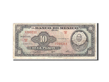 Billet, Mexique, 10 Pesos, 1961, 1961-01-25, KM:58h, TB