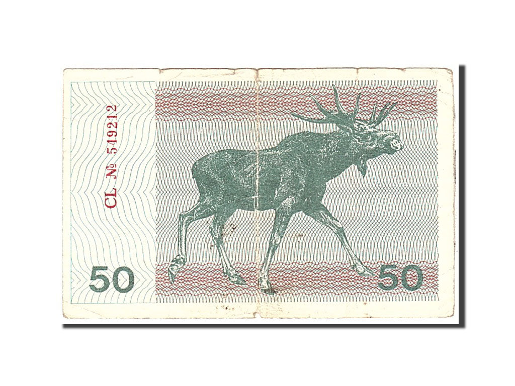 Banknote, Lithuania, 50 (Talonas), 1991, Undated, KM:37b, VF(20-25)