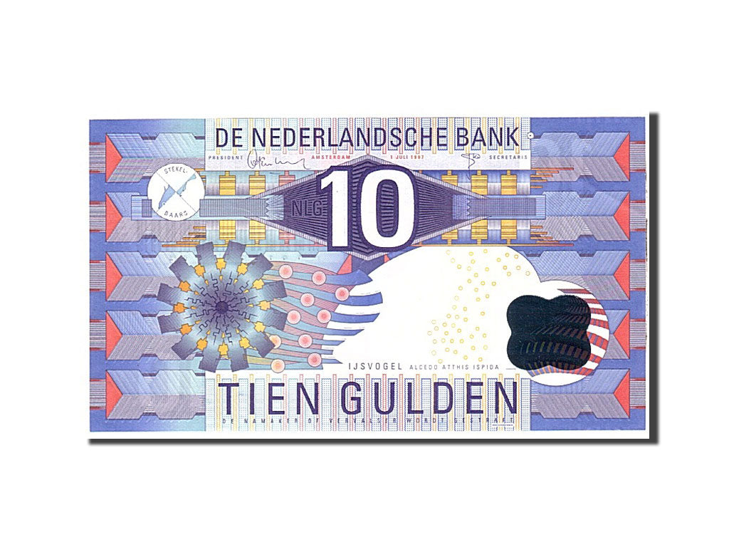 Netherlands, 10 Gulden, 1997, KM:99, 1997-07-01, UNC(63)