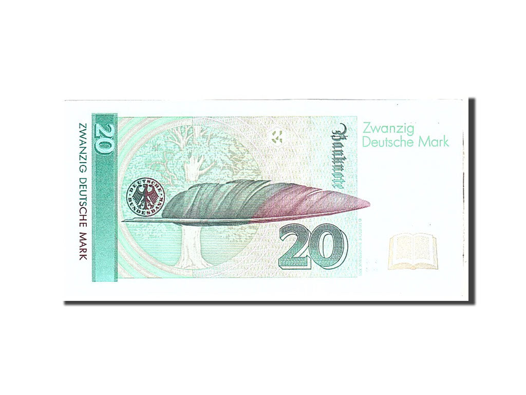 GERMANY - FEDERAL REPUBLIC, 20 Deutsche Mark, 1993, KM:39b, 1993-10-01, UNC(63)