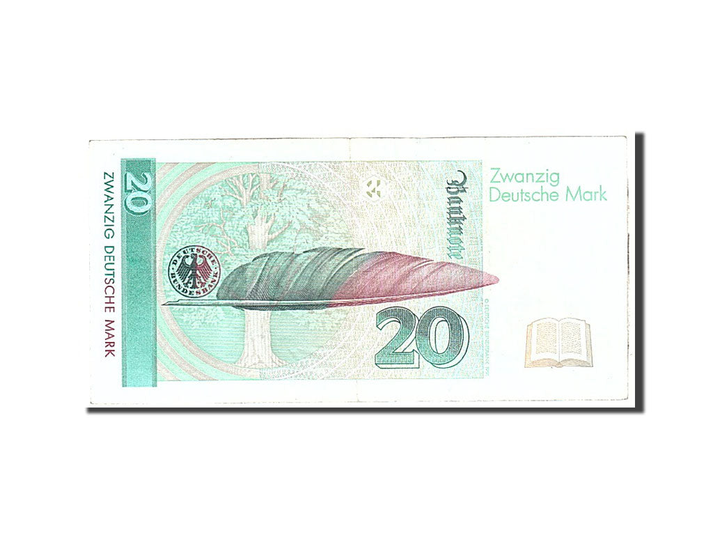 Banknote, GERMANY - FEDERAL REPUBLIC, 20 Deutsche Mark, 1993, 1993-10-01
