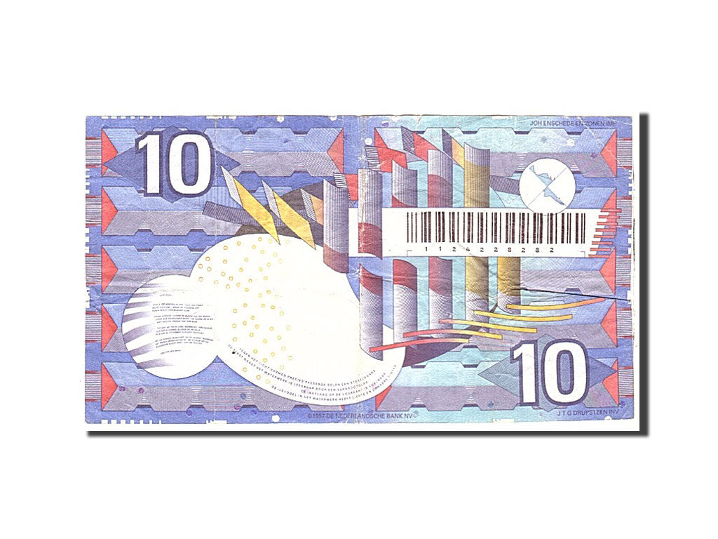 Netherlands, 10 Gulden, 1997, KM:99, 1997-07-01, EF(40-45)