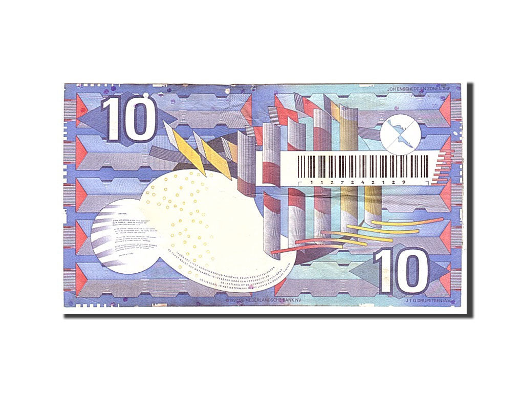 Banknote, Netherlands, 10 Gulden, 1997, 1997-07-01, KM:99, EF(40-45)