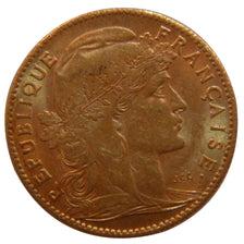 Francia, Marianne, 10 Francs, 1907, Paris, BB+, Oro, Gadoury:1017