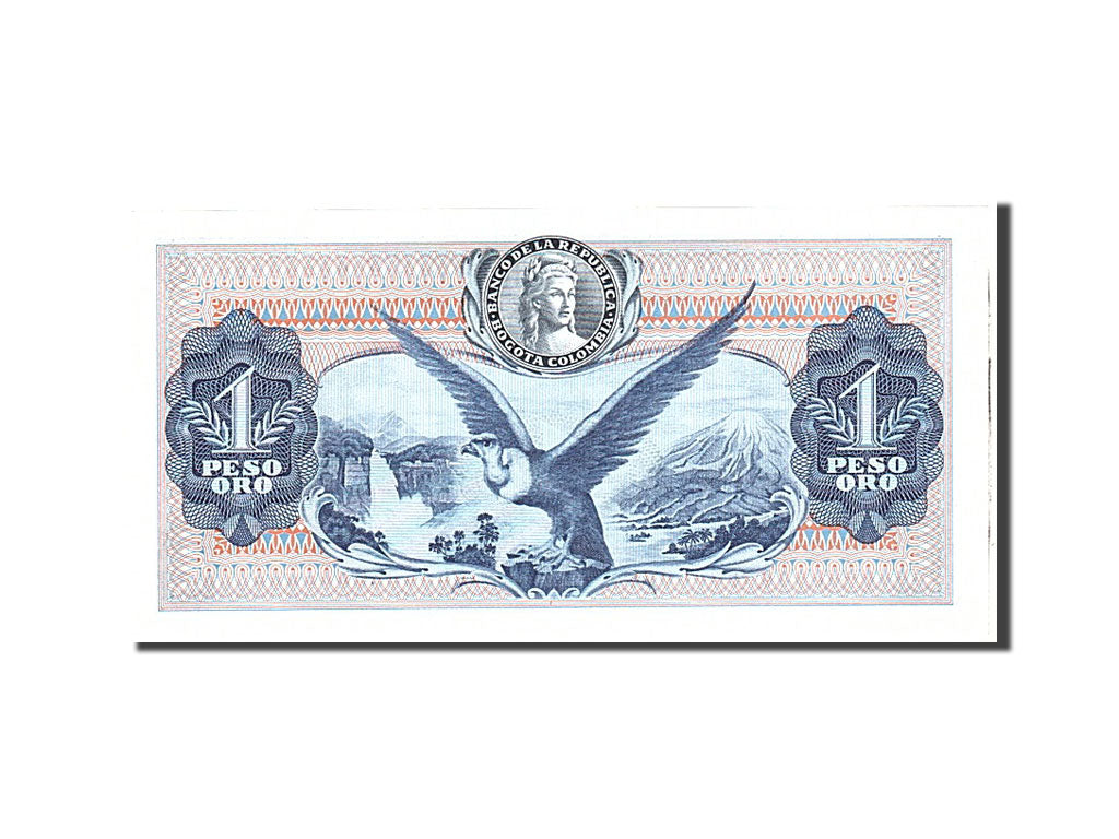 Banknote, Colombia, 1 Peso Oro, 1973, 1973-08-07, KM:404e, UNC(65-70)