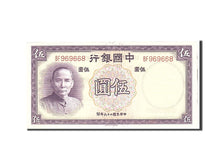 Chine, 5 Yüan, 1937, Undated, KM:80, NEUF