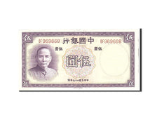 Cina, 5 Yüan, 1937, KM:80, Undated, FDS