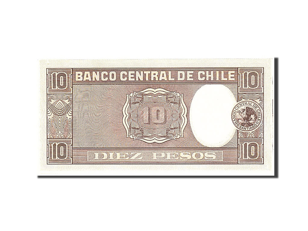 Banknote, Chile, 10 Pesos = 1 Condor, 1958, Undated, KM:120, UNC(65-70)