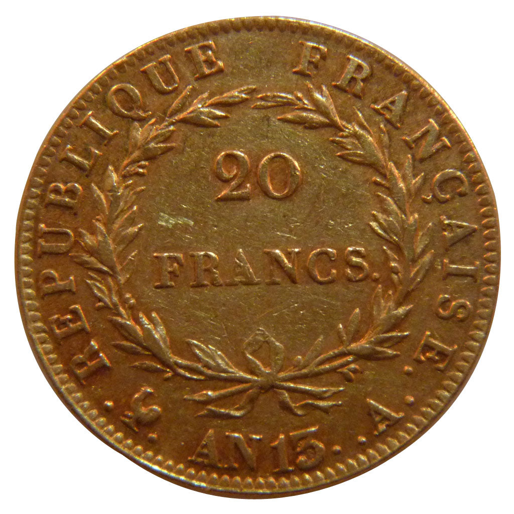 Napoléon Ier, 20 Francs Or