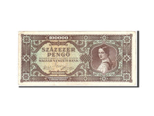 Banknote, Hungary, 100,000 Pengö, 1945, 1945-10-23, KM:121a, EF(40-45)
