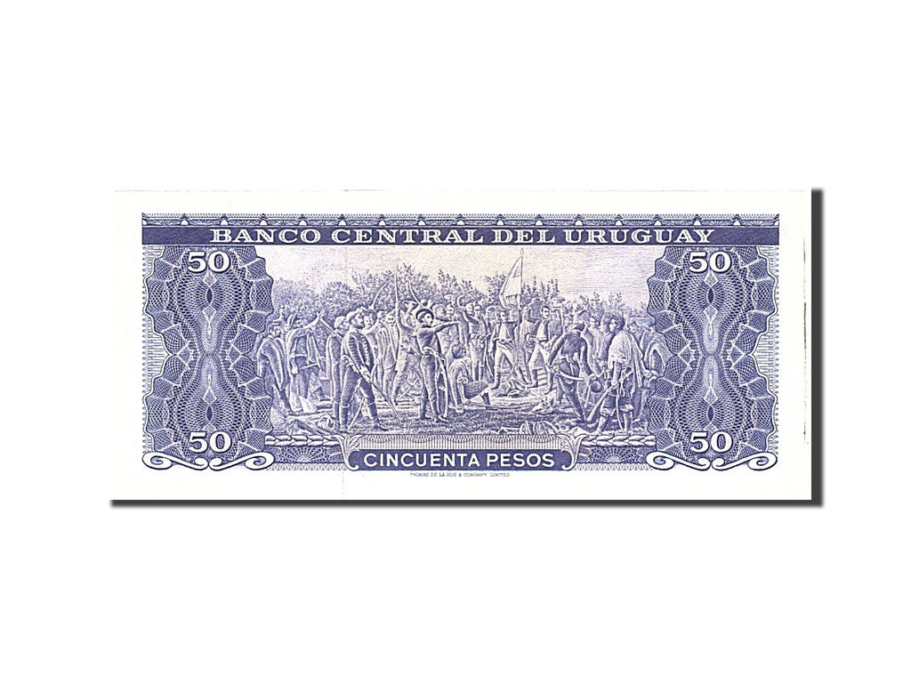 Banknote, Uruguay, 50 Pesos, 1967, Undated, KM:46a, UNC(65-70)