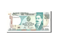 Banknote, Uruguay, 200 Nuevos Pesos, 1986, Undated, KM:66a, UNC(65-70)