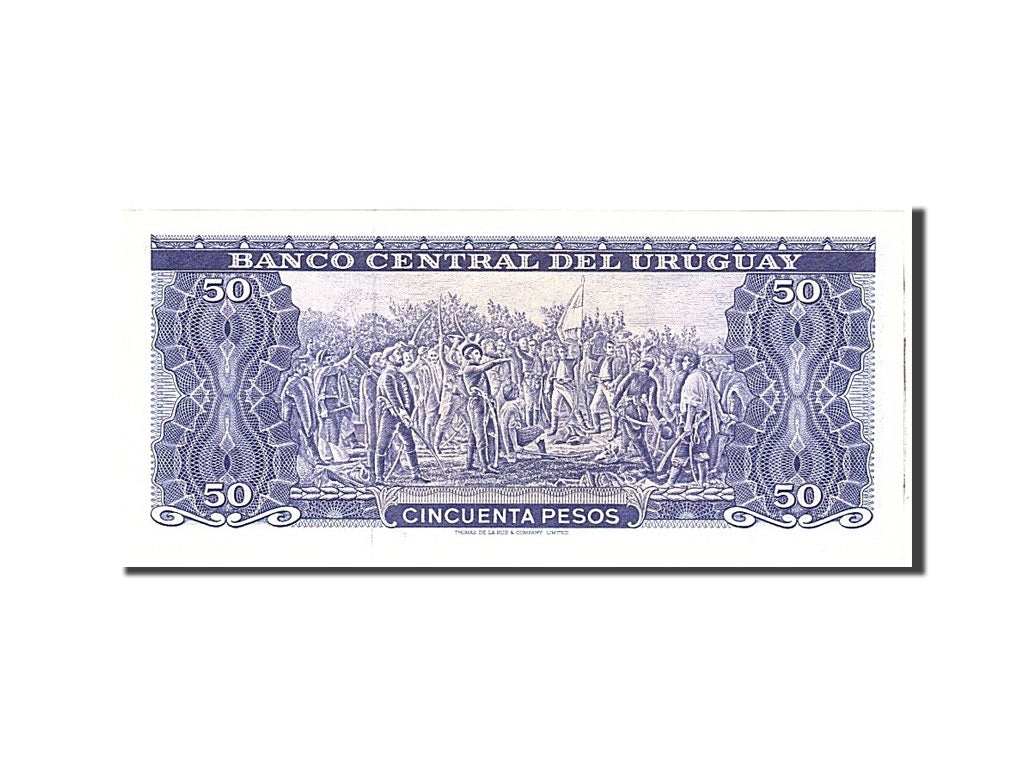 Banknote, Uruguay, 50 Pesos, 1967, Undated, KM:46a, UNC(65-70)
