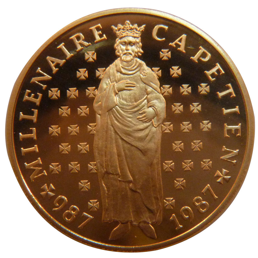 FRANCE, 10 Francs, 1987, MS(65-70), Gold, Gadoury #820, 12.00