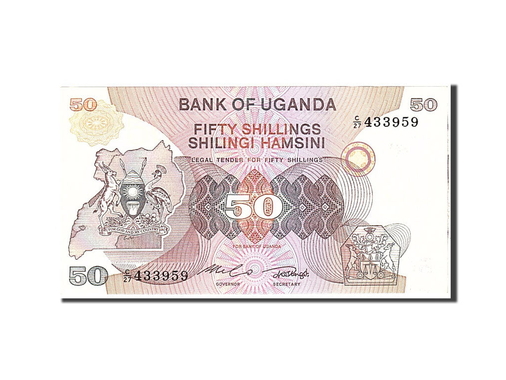 Banknote, Uganda, 50 Shillings, 1982, Undated, KM:18a, UNC(65-70)