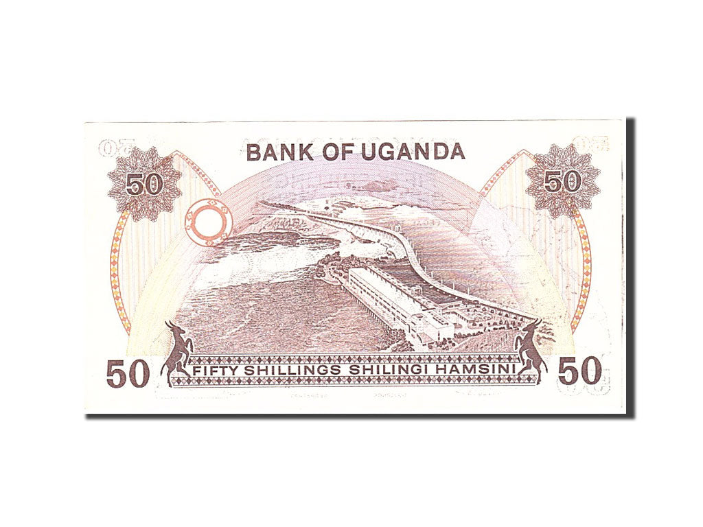 Banknote, Uganda, 50 Shillings, 1982, Undated, KM:18a, UNC(65-70)